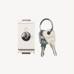 VIMAR - Interruttore 2P 16(3)A 250V~ bianco, chiave unificata, IP20, per conduttori 1,5-4mm², PTI250, Glow wire 850°C, serie Idea. 16165.CU.B