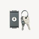VIMAR - Pulsante 1P 16A con Chiave Unificata Grigio 250V