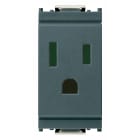 VIMAR - PRESA SICURY 2P+T 15A USA+SASO GRIGIO 16242