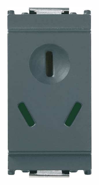 VIMAR - PRESA SICURY 2P+T 10A CINESE GRIGIO 16251