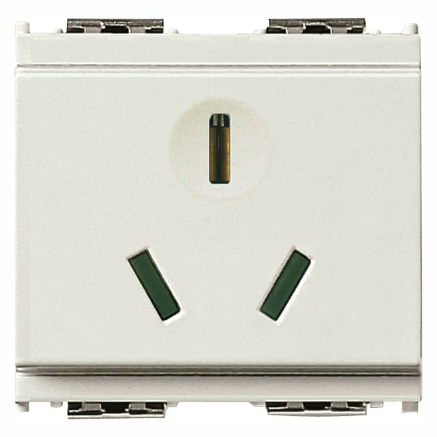 VIMAR - PRESA SICURY 2P+T 16A CINESE BIANCO 16254.B