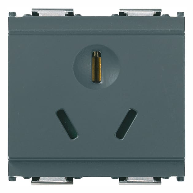 VIMAR - PRESA SICURY 2P+T 16A CINESE GRIGIO 16254