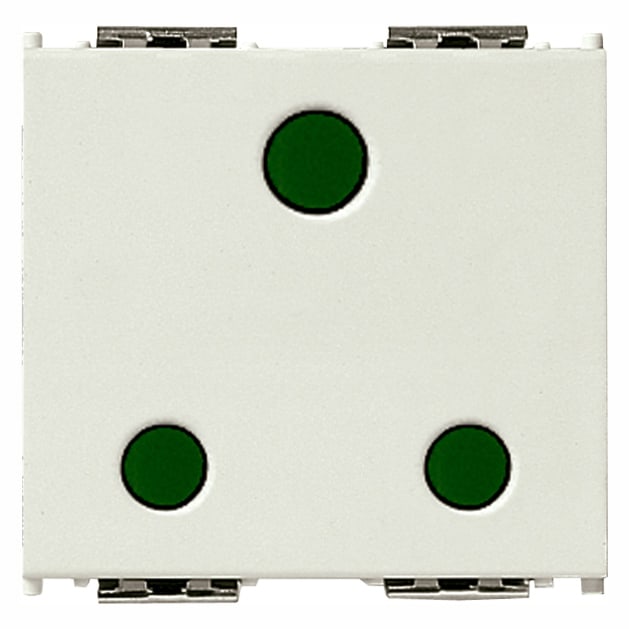 VIMAR - PRESA SICURY 2P+T 16A INGLESE BIANCO