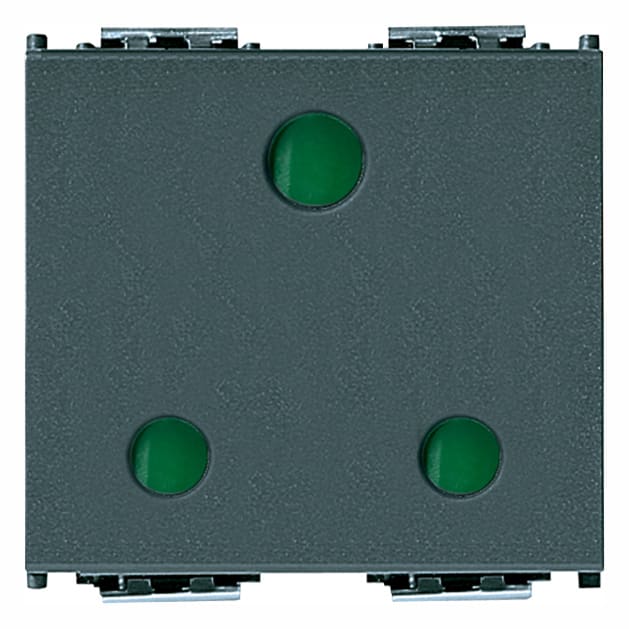 VIMAR - PRESA SICURY 2P+T 16A INGLESE GRIGIO