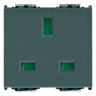 VIMAR - PRESA SICURY 2P+T 13A INGLESE GRIGIO 16260