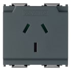 VIMAR - PRESA SICURY 2P+T 10A AUSTRALIA GRIGIO