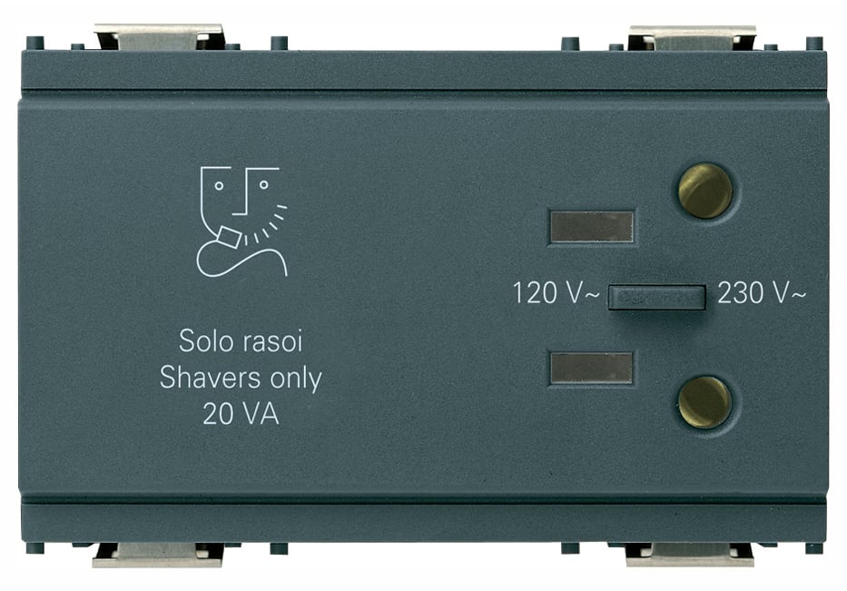 VIMAR - PRESA PER RASOIO 230V GRIGIO 16290