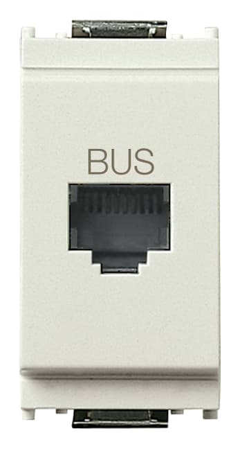 VIMAR - Presa RJ11 Speciale per Bus Bianco - Morsetti a Vite