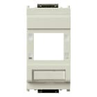VIMAR - Adattatore Rj45 R&M Ibm Bianco per Connettori Freenet System e Advanced Connectivity System Type C 16365.C.B