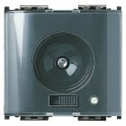 VIMAR - Torcia portatile LED ad alta efficienza, 230V, batteria Ni-MH ricaricabile, autonomia 2 ore, spinotti 4 mm, presa ricarica, grigio, 2 moduli.