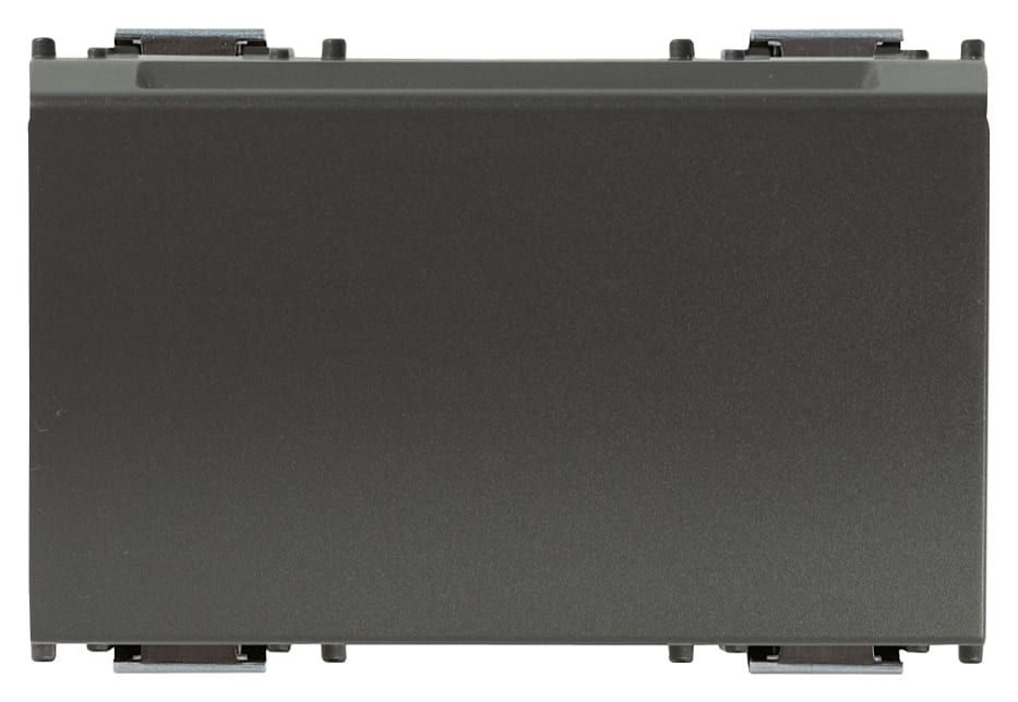 VIMAR - Interruttore Badge Verticale Grigio Elettronico Tasca Uscita Relè 16A 250V 230V 50-60Hz 24V D.C. 3 Moduli 16465