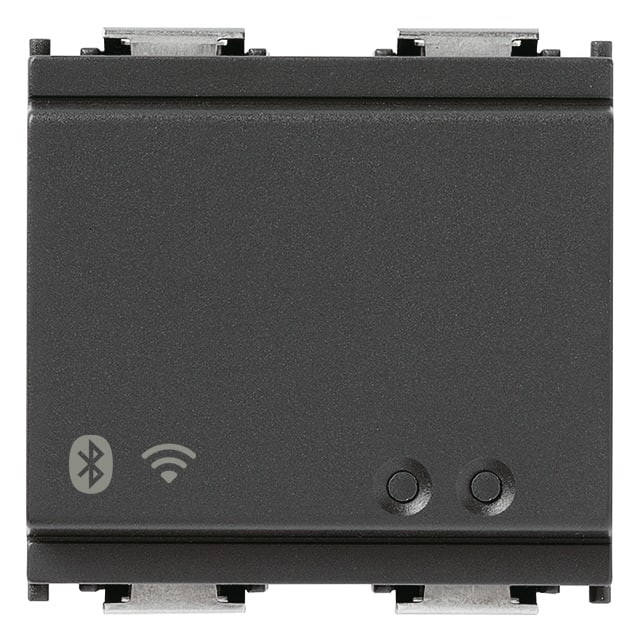 VIMAR - Gateway IoT 2M grigio con Bluetooth Wi-Fi per integrazione e supervisione tramite Cloud e App, alimentazione 100-240 V, 50/60 Hz, 2 moduli.