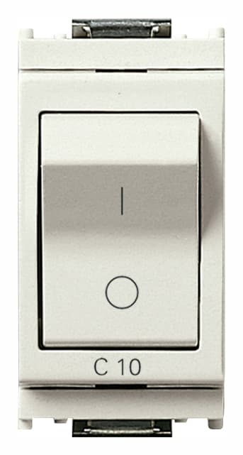 VIMAR - INTERRUTTORE MT 1P+N C10 120-230V BIANCO