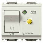 VIMAR - Interruttore Automatico Magnetotermico Differenziale 1P+N C16 6Ma Bianco - 2 Moduli