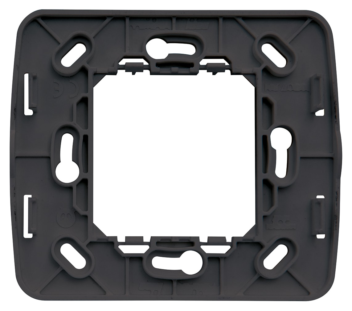 VIMAR - SUPPORTO RADIO PLACCA RONDO 2M GRIGIO