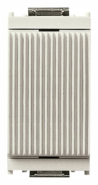 VIMAR - Copriforo Fronte Rigato Bianco - Protezione per impianti elettrici con stile 16540.B