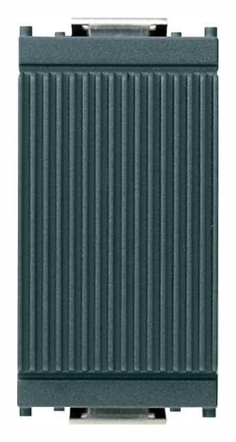 VIMAR - Copriforo Fronte Rigato Grigio - Protezione per impianti elettrici