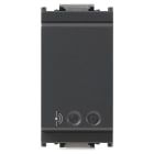 VIMAR - Sensore Radar IoT Grigio UWB Bluetooth 5.0 Mesh View Wireless Solido Tensione Pulsante Esterno Alimentazione 100-240V