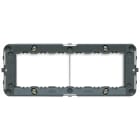 VIMAR - Supporto 6 Moduli con Viti per Scatole 6/7 Moduli Grigio