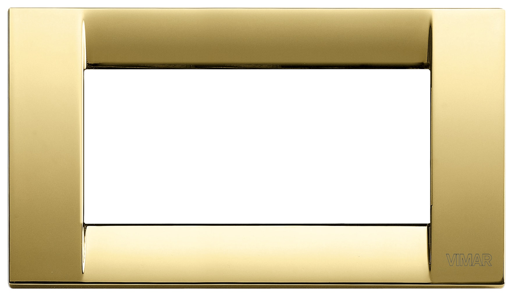 VIMAR - PLACCA CLASSICA 4M ORO LUCIDO
