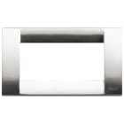 VIMAR - PLACCA CLASSICA 4M NICHEL SPAZZOLATO 16734.34