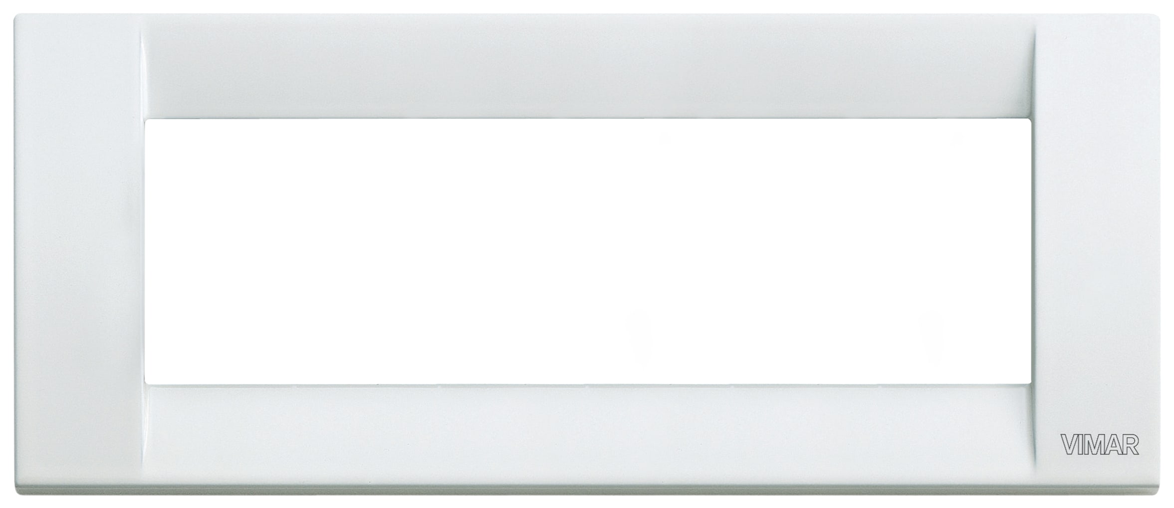 VIMAR - PLACCA CLASSICA 6M BIANCO
