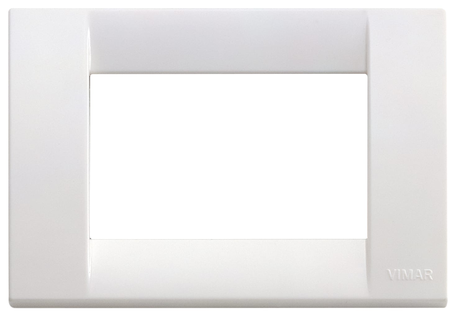 VIMAR - PLACCA CLASSICA 3M BIANCO BRILLANTE