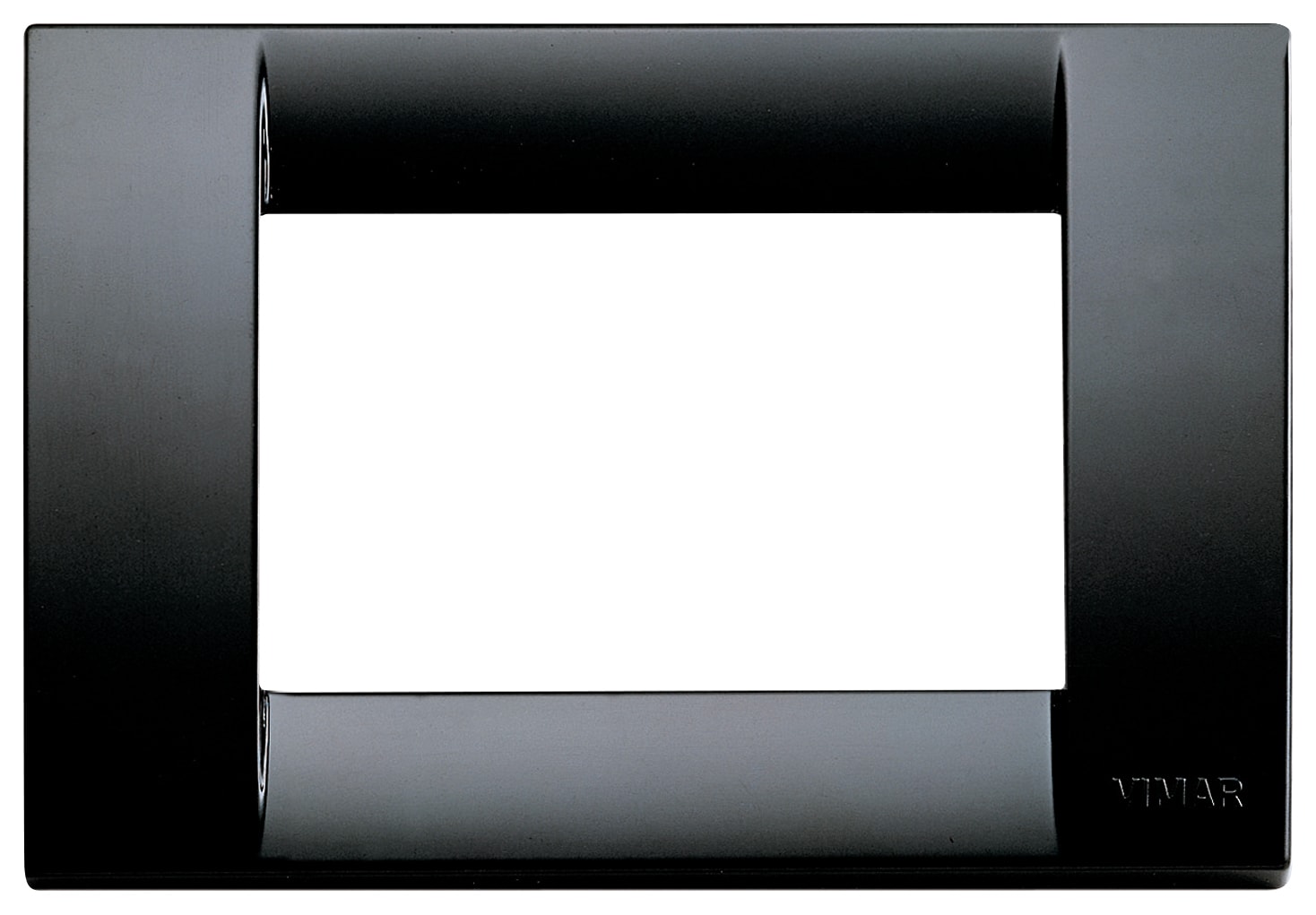 VIMAR - PLACCA CLASSICA 3M NERO 16743.16