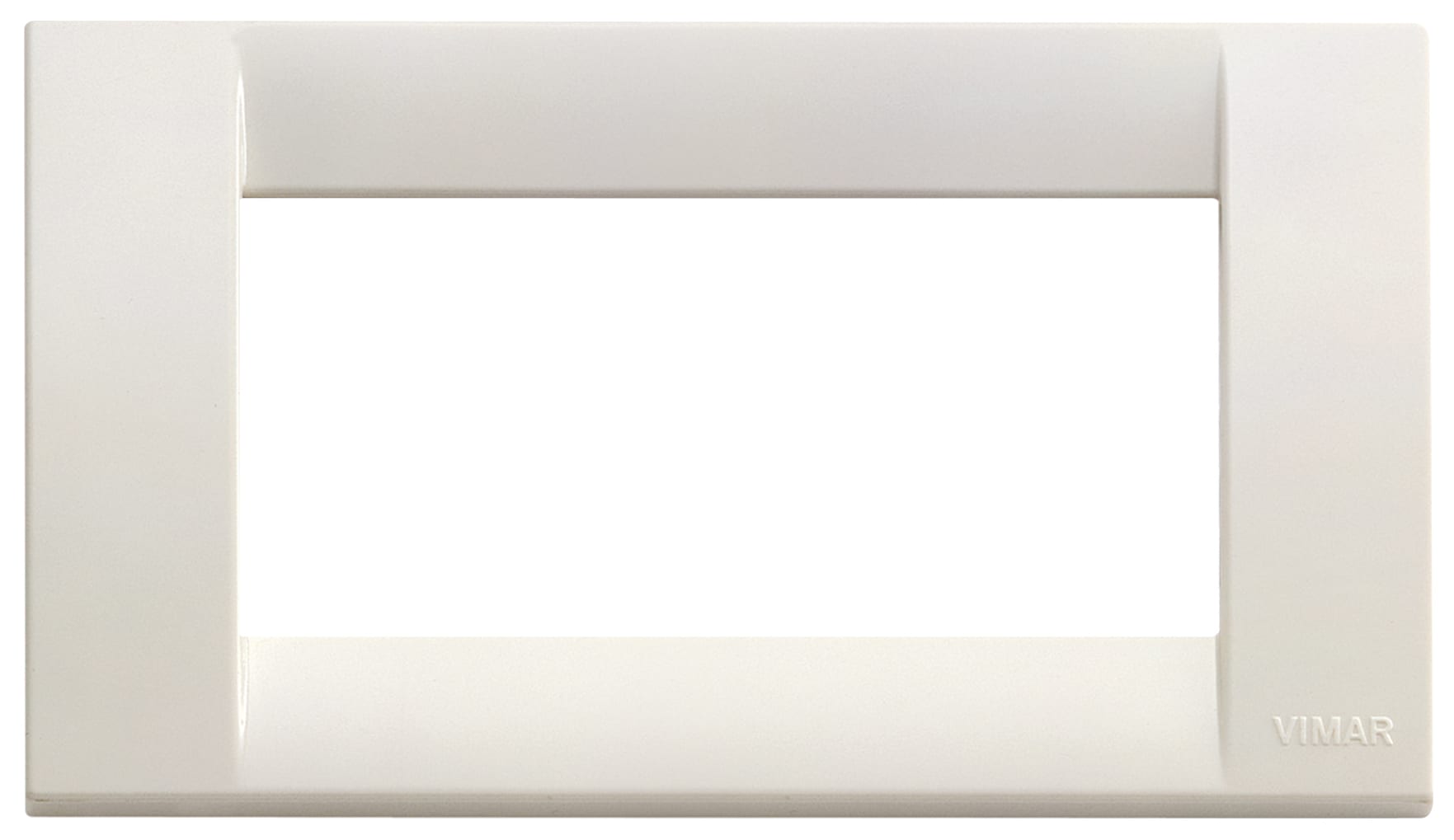 VIMAR - PLACCA CLASSICA 4M BIANCO IDEA 16744.04