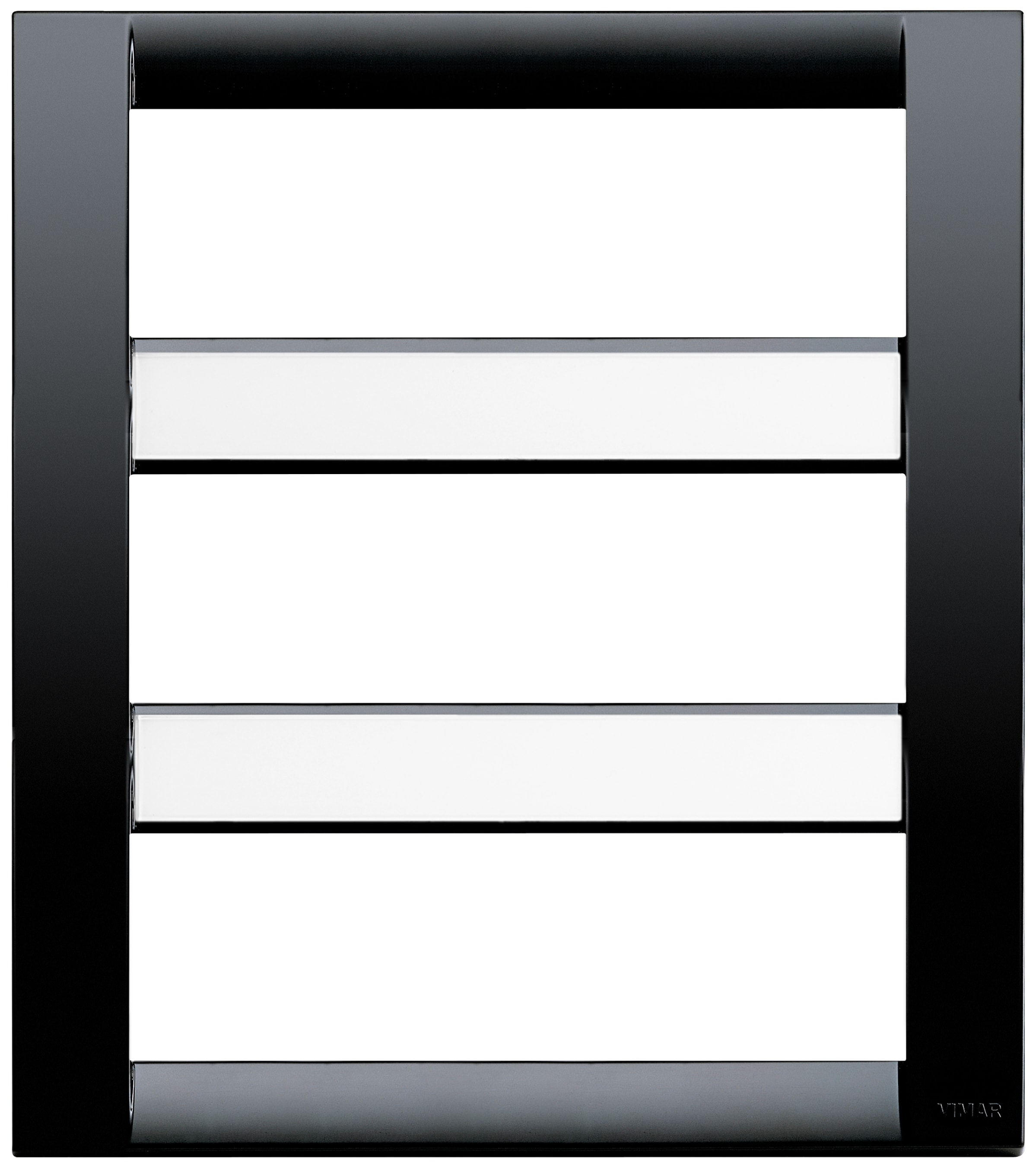VIMAR - PLACCA CLASSICA 18M NERO 16749.16