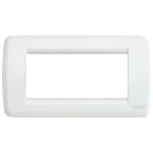 VIMAR - PLACCA RONDO 4M BIANCO 16754.01