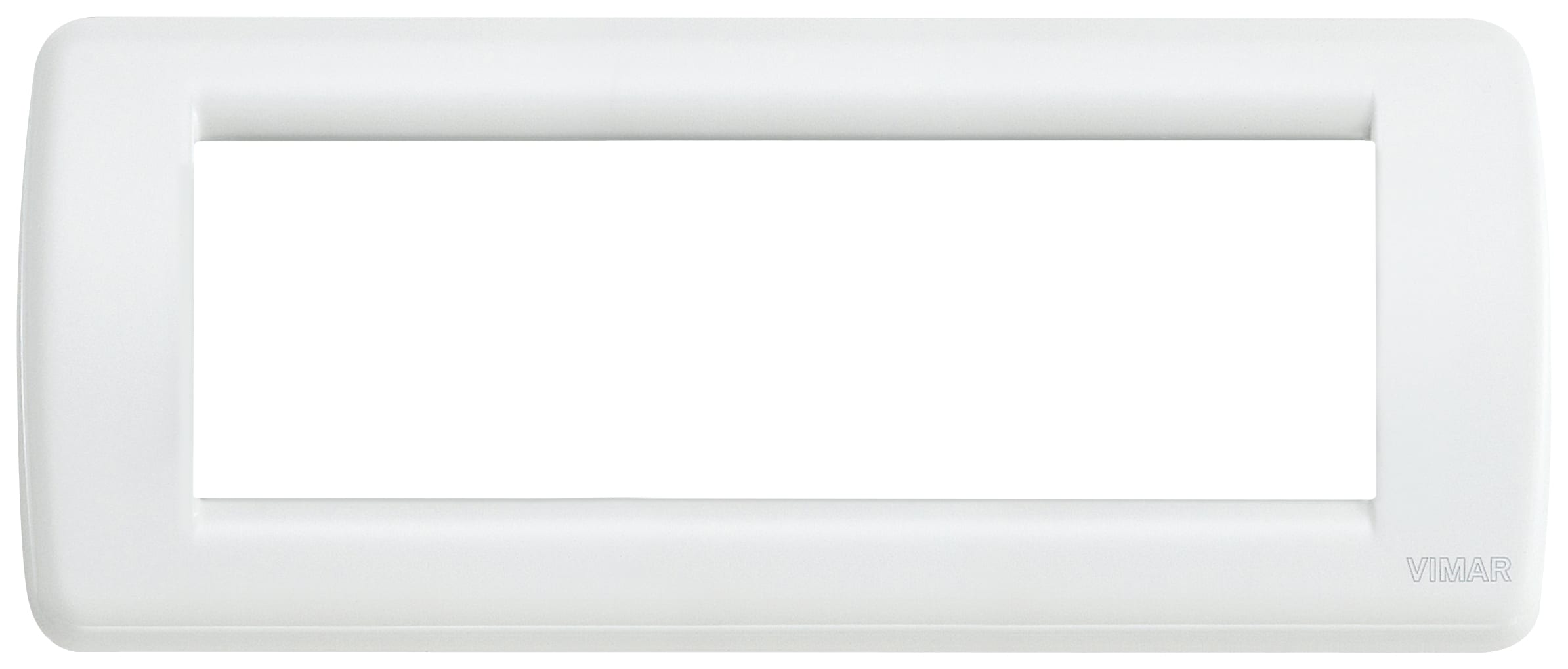 VIMAR - PLACCA RONDO 6M BIANCO
