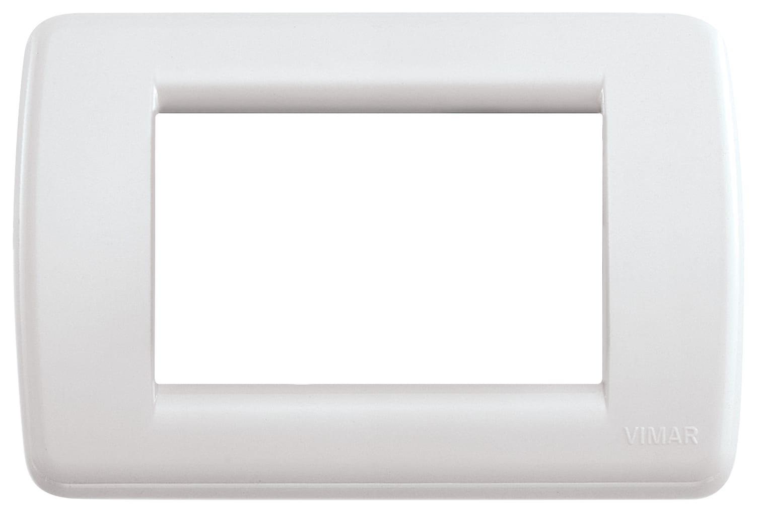 VIMAR - PLACCA RONDO 3M BIANCO IDEA