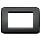 VIMAR - PLACCA RONDO 3M NERO