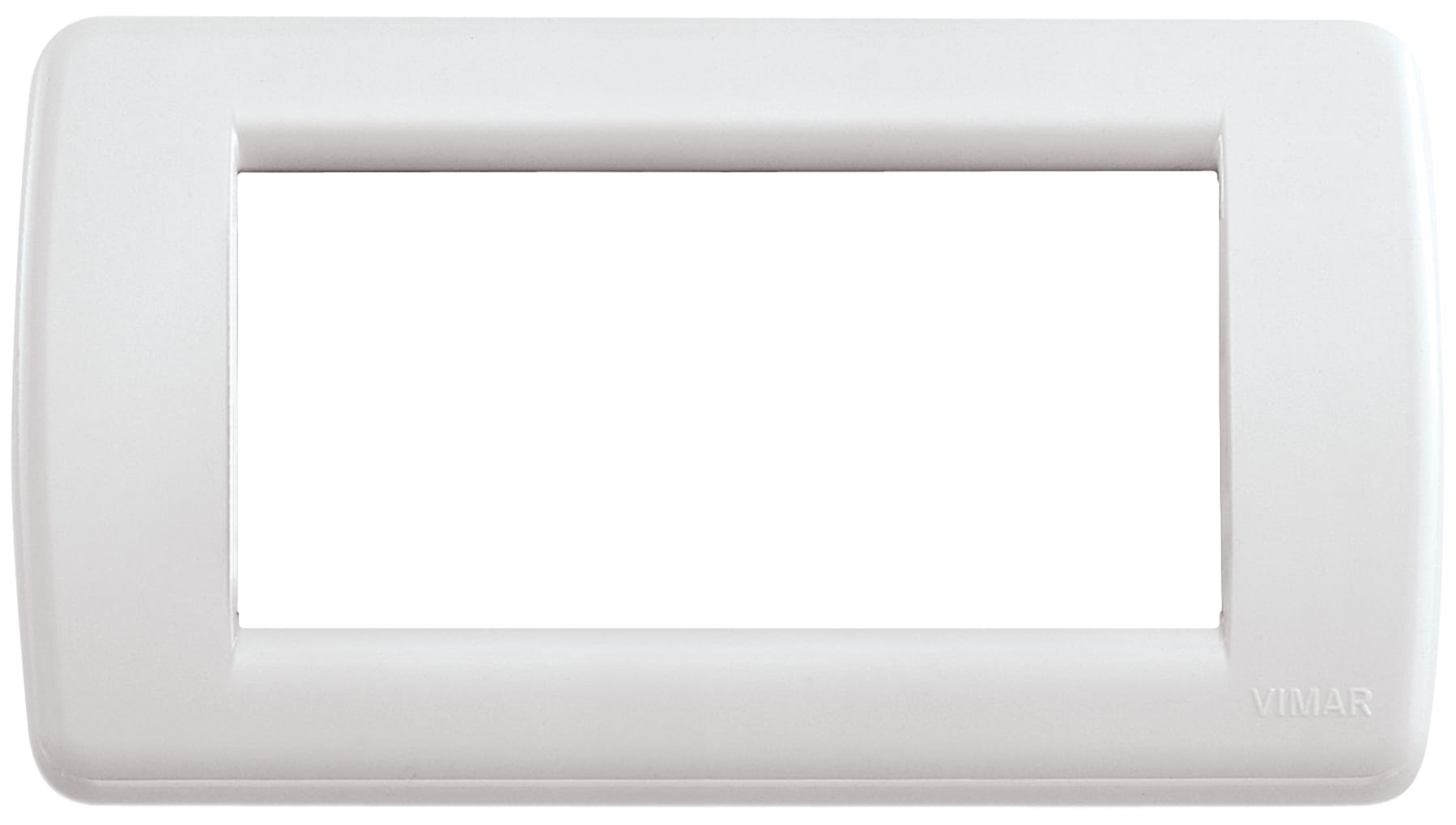VIMAR - PLACCA RONDO 4M BIANCO IDEA 16764.04