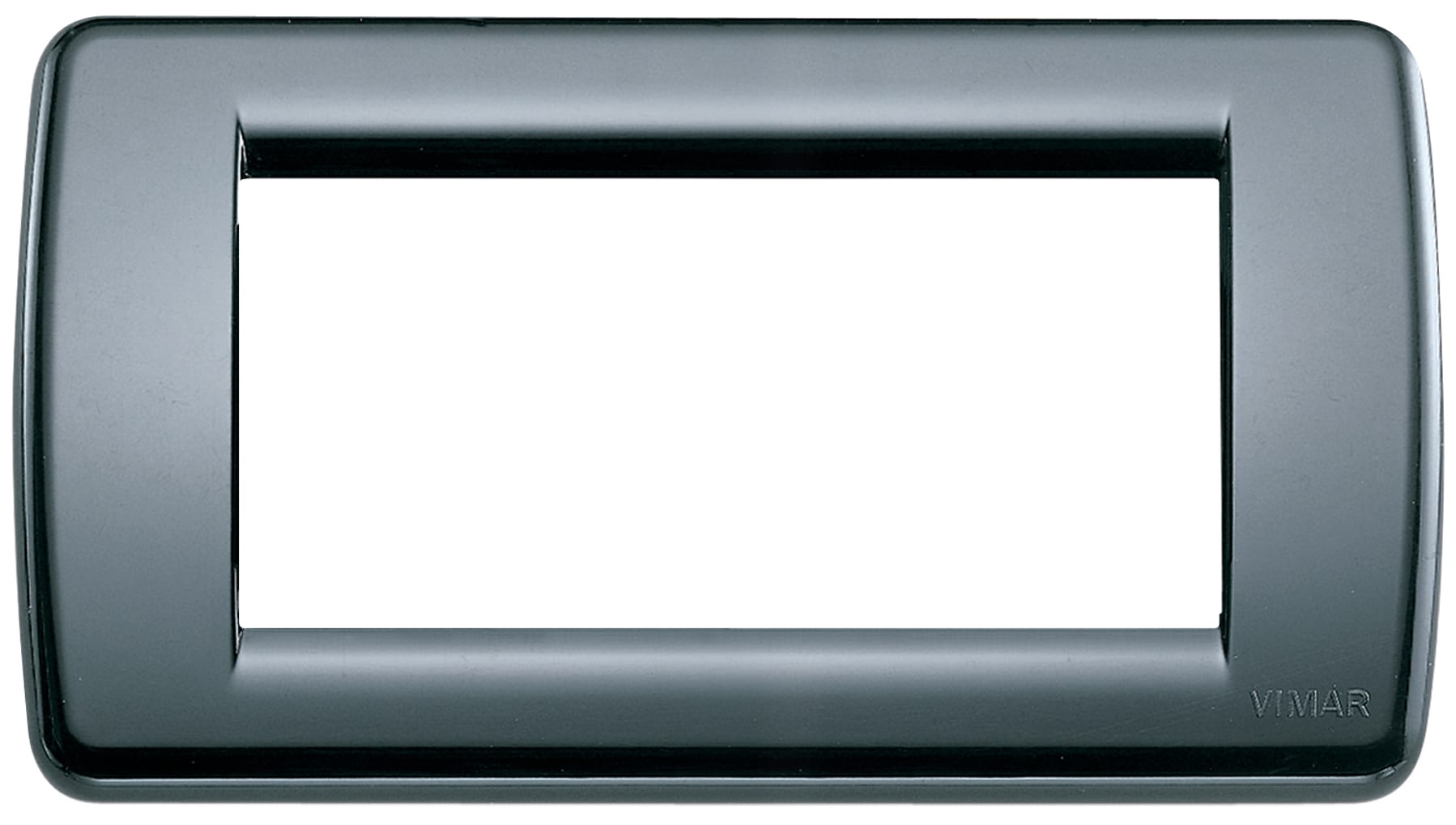 VIMAR - PLACCA RONDO 4M GRIGIO GRAFITE