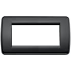 VIMAR - PLACCA RONDO 4M NERO 16764.16