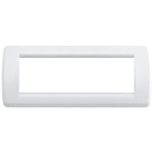 VIMAR - PLACCA RONDO 6M BIANCO BRILLANTE