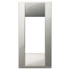 VIMAR - PLACCA CLASSICA 1M PANN.ARGENTO MET