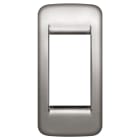 VIMAR - PLACCA RONDO 1M PANN.NICHEL SPAZZ. 16783.34