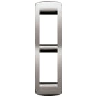 VIMAR - PLACCA RONDO 2M PANN.NICHEL SPAZZ. 16784.34