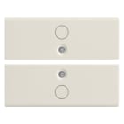 VIMAR - DUE MEZZI TASTI 2M SIMBOLO O BIANCO 16842.0.B