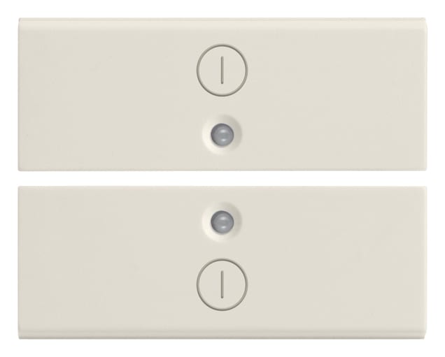 VIMAR - DUE MEZZI TASTI 2M SIMBOLO I O BIANCO 16842.2.B