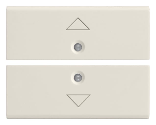 VIMAR - DUE MEZZI TASTI 2M SIMB. FRECCIA BIANCO 16842.3.B