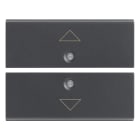 VIMAR - DUE MEZZI TASTI 2M SIMB. FRECCIA GRIGIO 16842.3