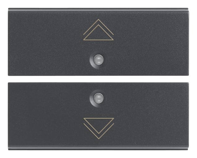 VIMAR - DUE MEZZI TASTI 2M DIMMER GRIGIO 16842.4