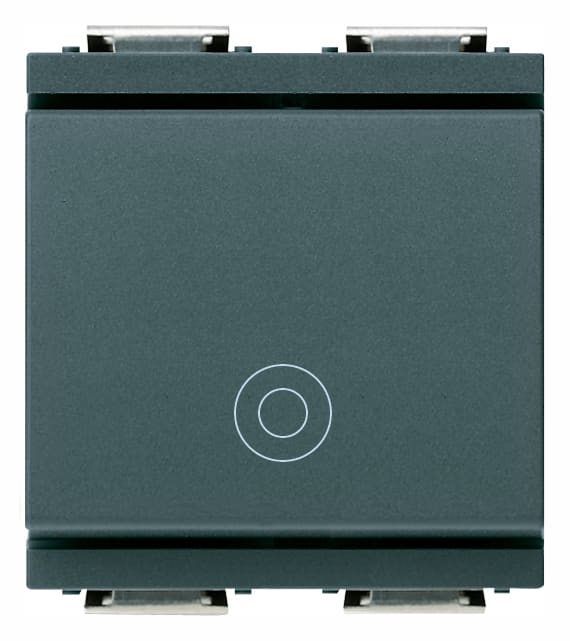VIMAR - PULSANTE 1P NO 10A GENERICO 2M GRIGIO 17010.G
