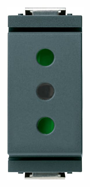 VIMAR - PRESA 2P+T 10A P11 GRIGIO 17031