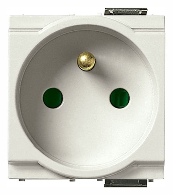 VIMAR - PRESA SICURY 2P+T 16A FRANCESE BIANCO