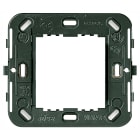 VIMAR - Supporto 2 Moduli Ridotti Senza Viti per Scatole da Incasso Rotonde o Quadrate Interasse 60mm e 56x56mm o da Parete Grigio